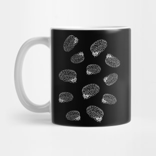 human brain collage, white Mug